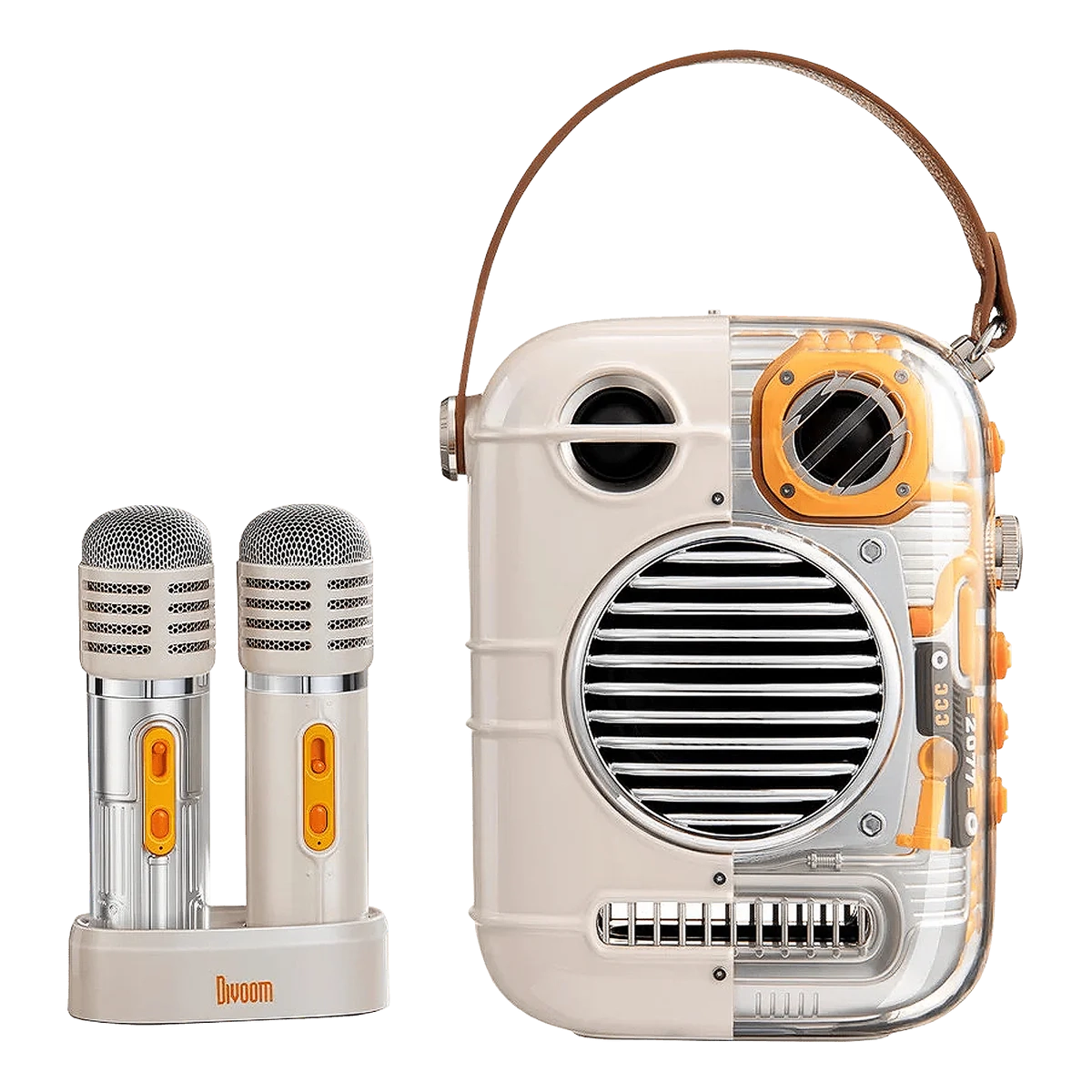 Divoom Spark-Pro Bluetooth Karaoke Speaker with 2 mic